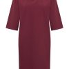 Mi Piace - Dress Midi Bonded - Burgundy