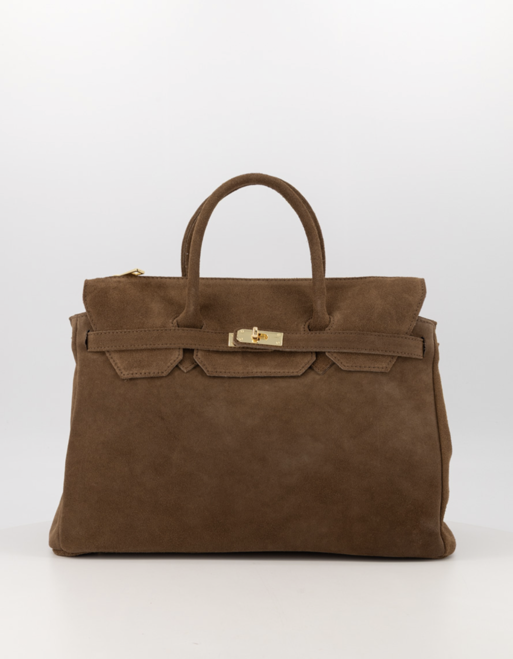 Madam Peach - Birdie Large Suede - Taupe