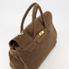 Madam Peach - Birdie Large Suede - Taupe