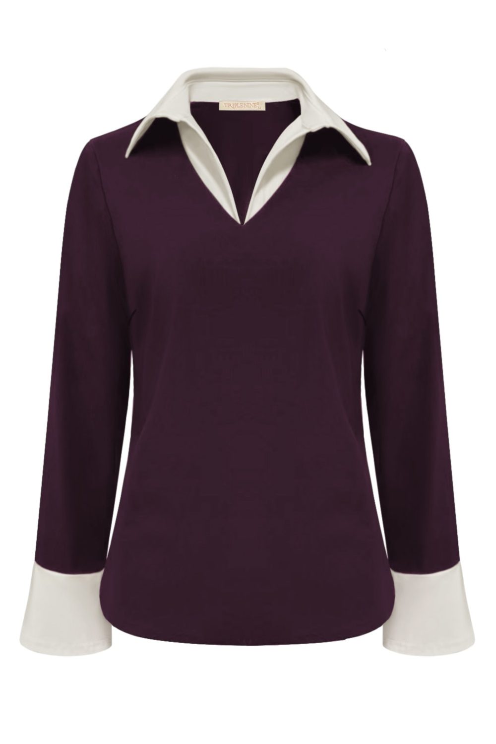 Triple Nine - Top white collar and machette - D. Purple