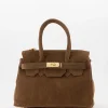 Madam Peach - Birdie Small Suede - Taupe
