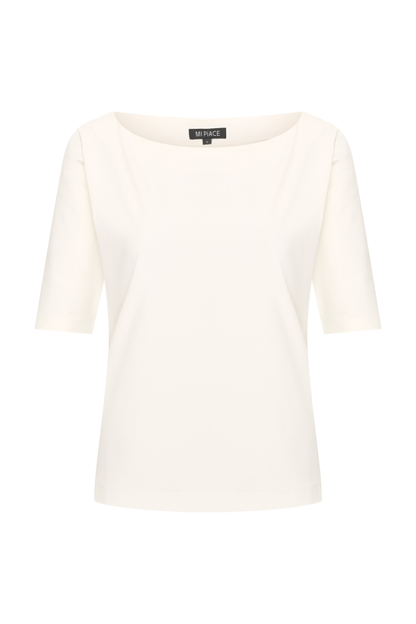 Mi Piace - Top Boothals - Off White