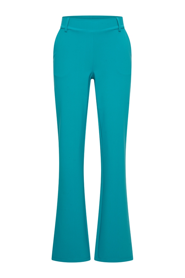 Mi Piace - Trousers Flair 384 Bonded - Petrol