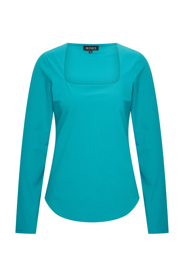 Mi Piace - Top Square Neck - Petrol
