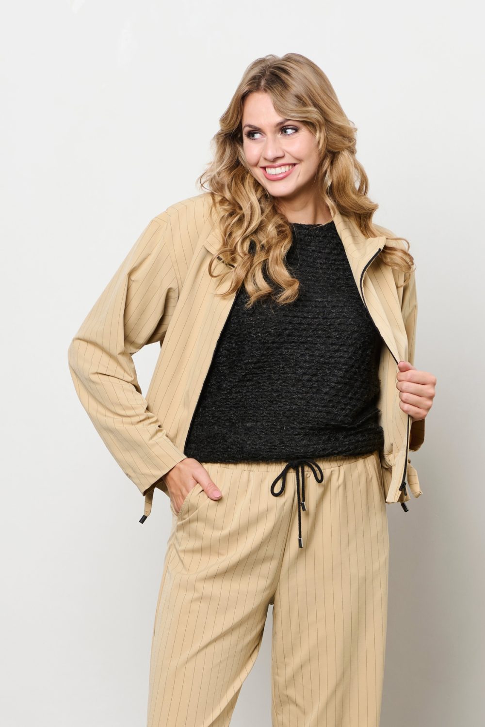 &Co Woman - Parisa Stripe Travel - Sunset