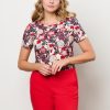 &Co Woman - Vere Flower - Red multi