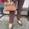 Mi Piace - Trousers Bonded - Espresso