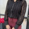 Mi Piace - Blouse Lace - Black