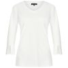 Mi Piace - Top 3/4 Mouw - Off White