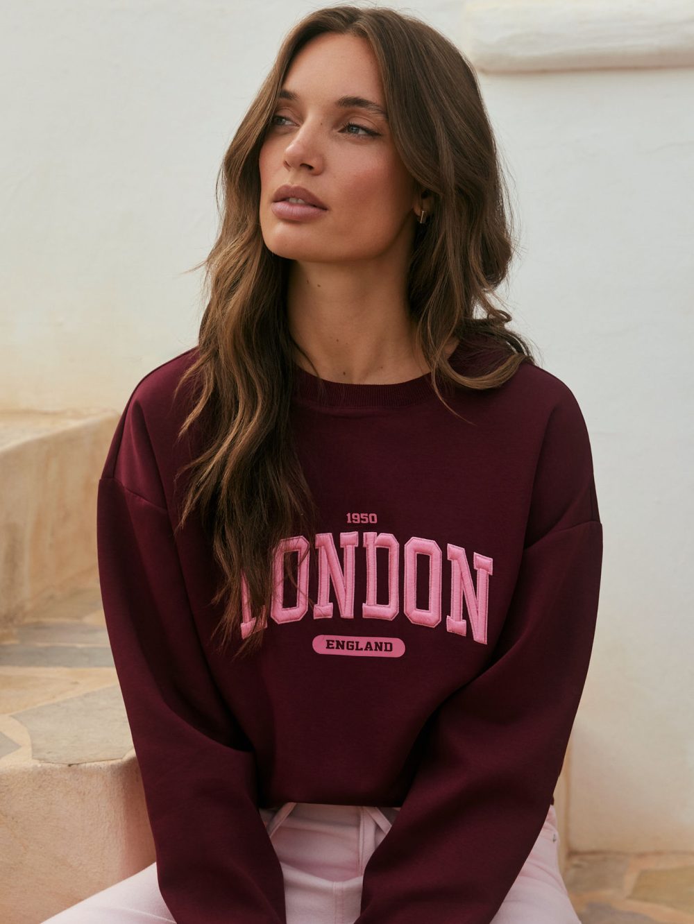Lady Day - London Sweater - Burgundy