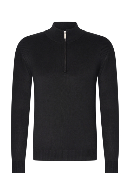 Mi Piace Heren - Men Pullover Zip - Black