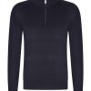 Mi Piace Heren - Men Pullover Zip - Dark Blue