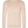 Mi Piace Heren - Men Pullover Zip - Beige