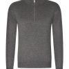Mi Piace Heren - Men Pullover Zip - Dark Grey