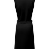 Triple Nine - Dress cut sleeves with zip and belt - Black