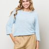 &Co Woman - Boemi Sweater - Chabray Blue