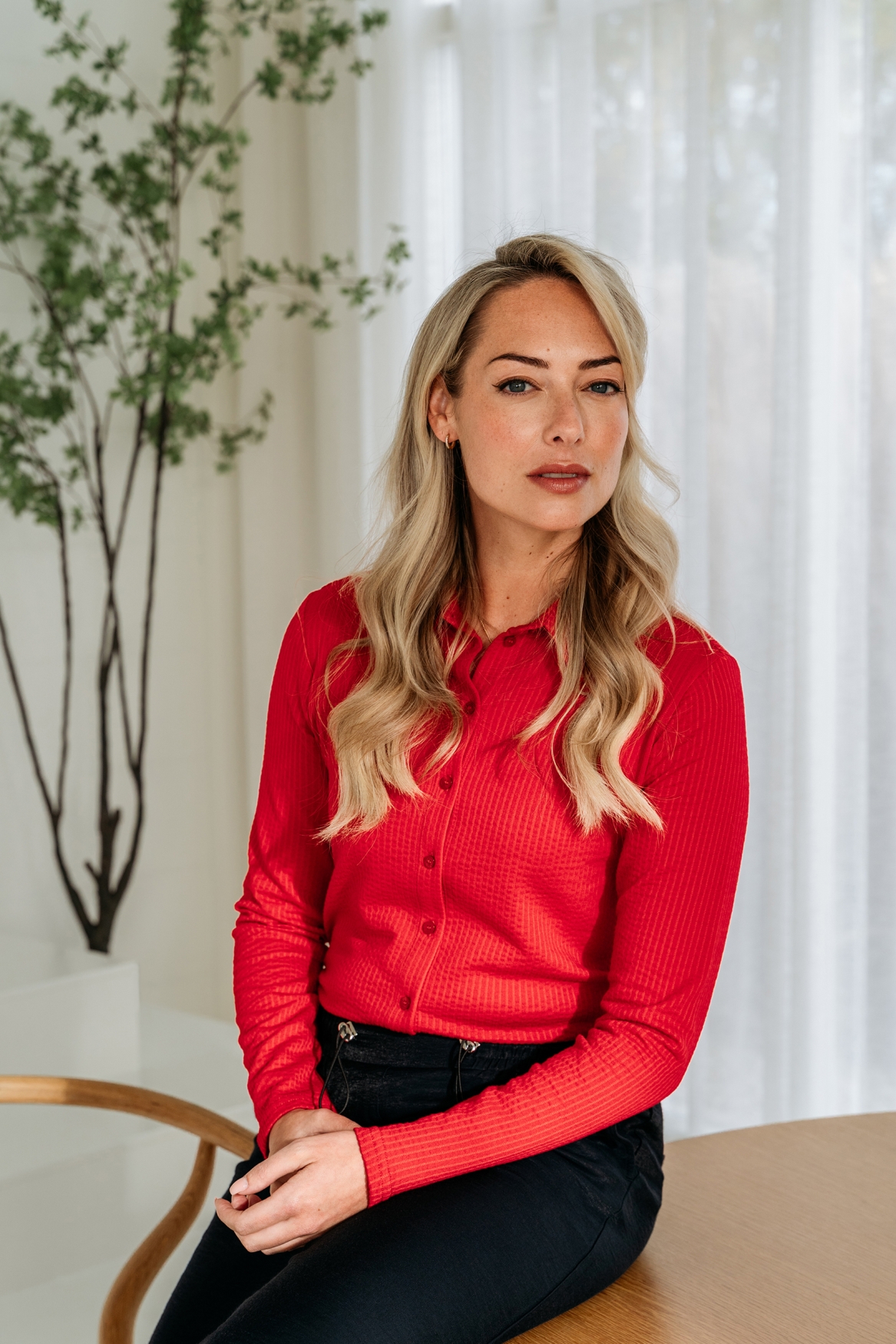 &Co Woman - Lotte Structure - Red