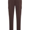 Mi Piace Heren - Men Trousers Straight Cargo - Espresso