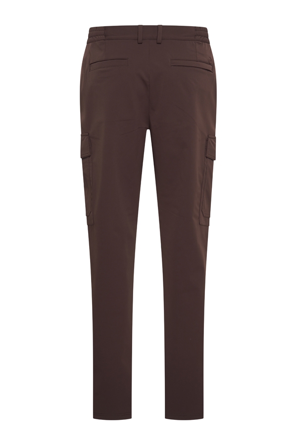 Mi Piace Heren - Men Trousers Straight Cargo - Espresso