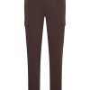 Mi Piace Heren - Men Trousers Straight Cargo - Espresso