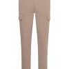 Mi Piace Heren - Men Trousers Straight Cargo - Espresso