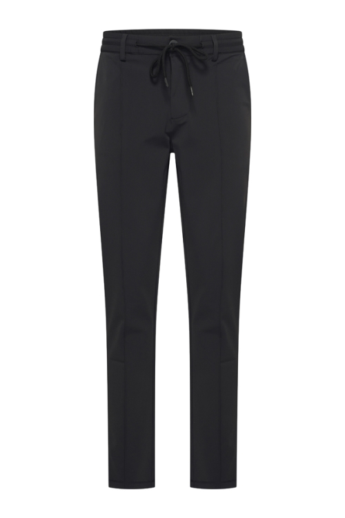 Mi Piace Heren - Men Trousers Pintuck Seam - Black