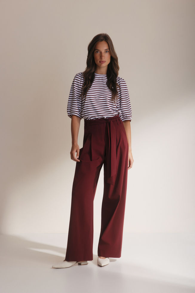 Lady Day - Steph Trousers - Burgundy