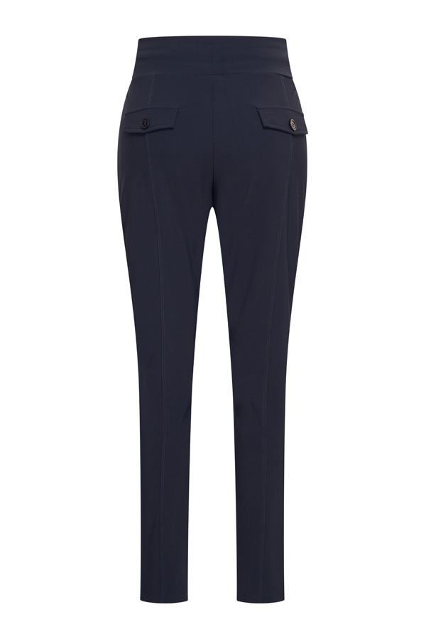 Mi Piace - Skinny Trousers 016 Bonded - Dark Blue