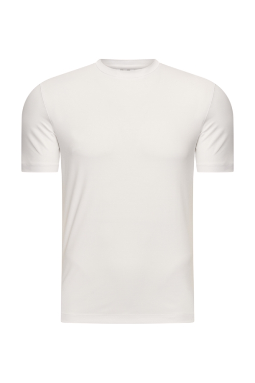 Mi Piace Heren - Men Cotton T Shirt - White