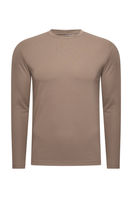 Mi Piace Heren - Men Cotton Shirt Long Sleeves - Falcon