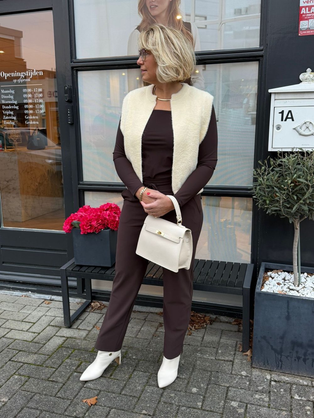 Mi Piace - Top Square Top - Espresso