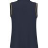 Triple Nine - Blouse Cut Sleeves Gold Bies - Navy