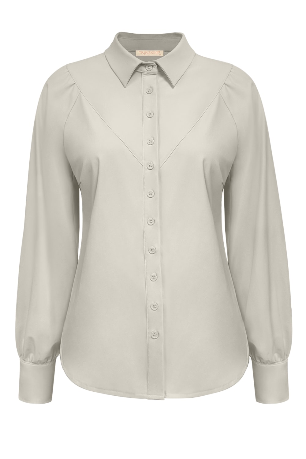 Triple Nine - Blouse basics half moon - Beige