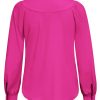 Triple Nine - Blouse basics half moon - Fuchsia