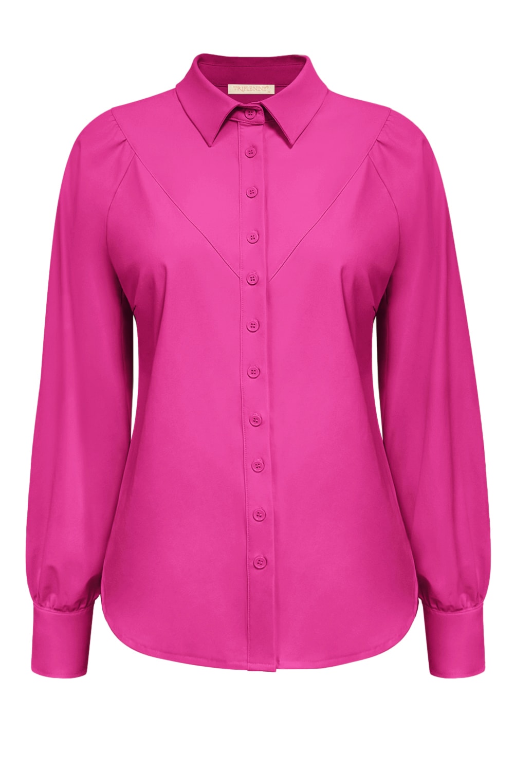 Triple Nine - Blouse basics half moon - Fuchsia