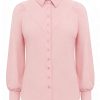 Triple Nine - Blouse basics half moon - Powder Pink