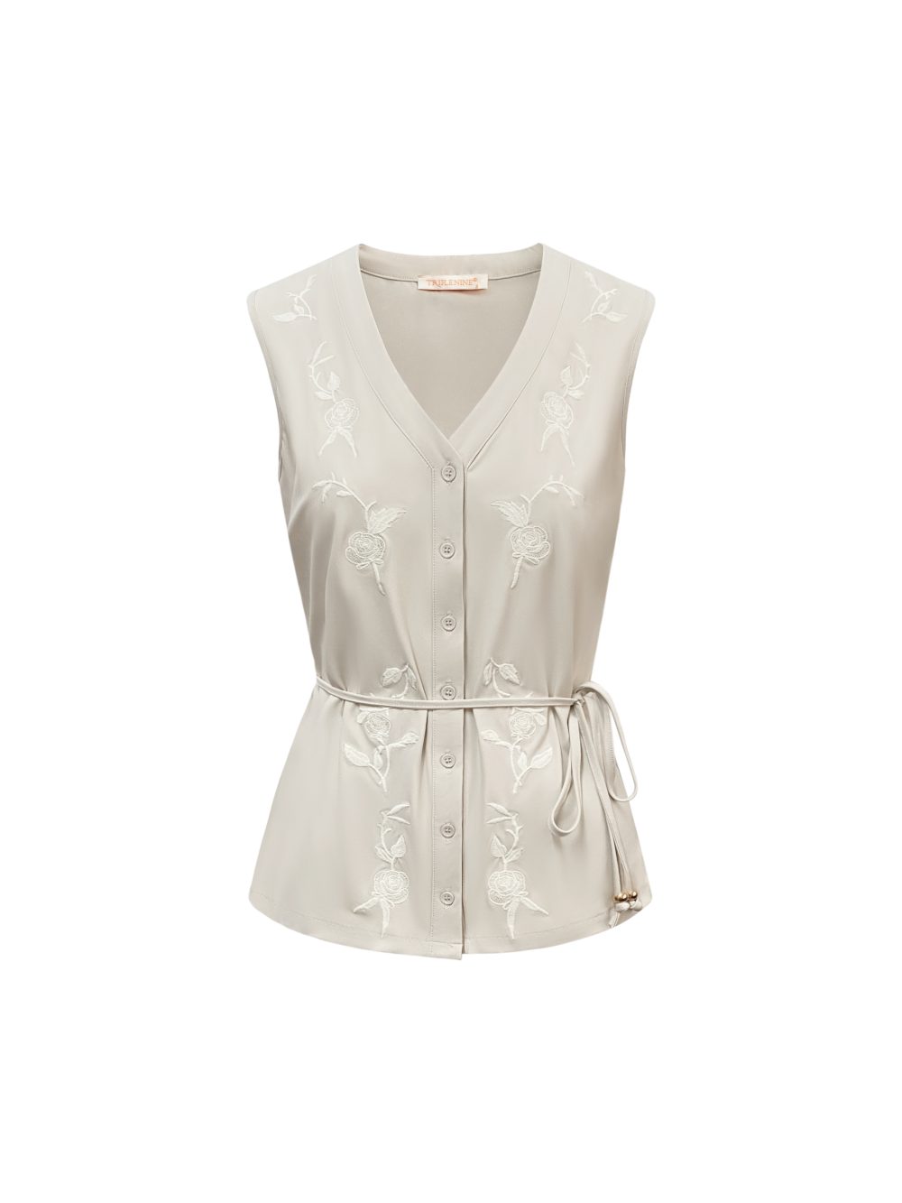 Triple Nine - Blouse cut sleeves with embroidery and cord - Kit