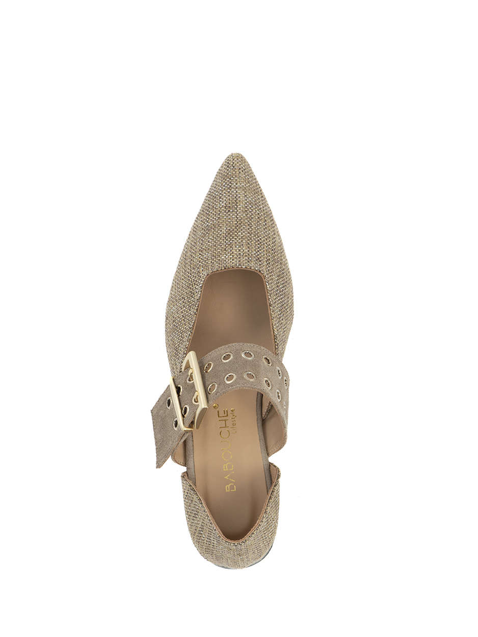 Babouche - Ballerina Binny - Taupe/Kum