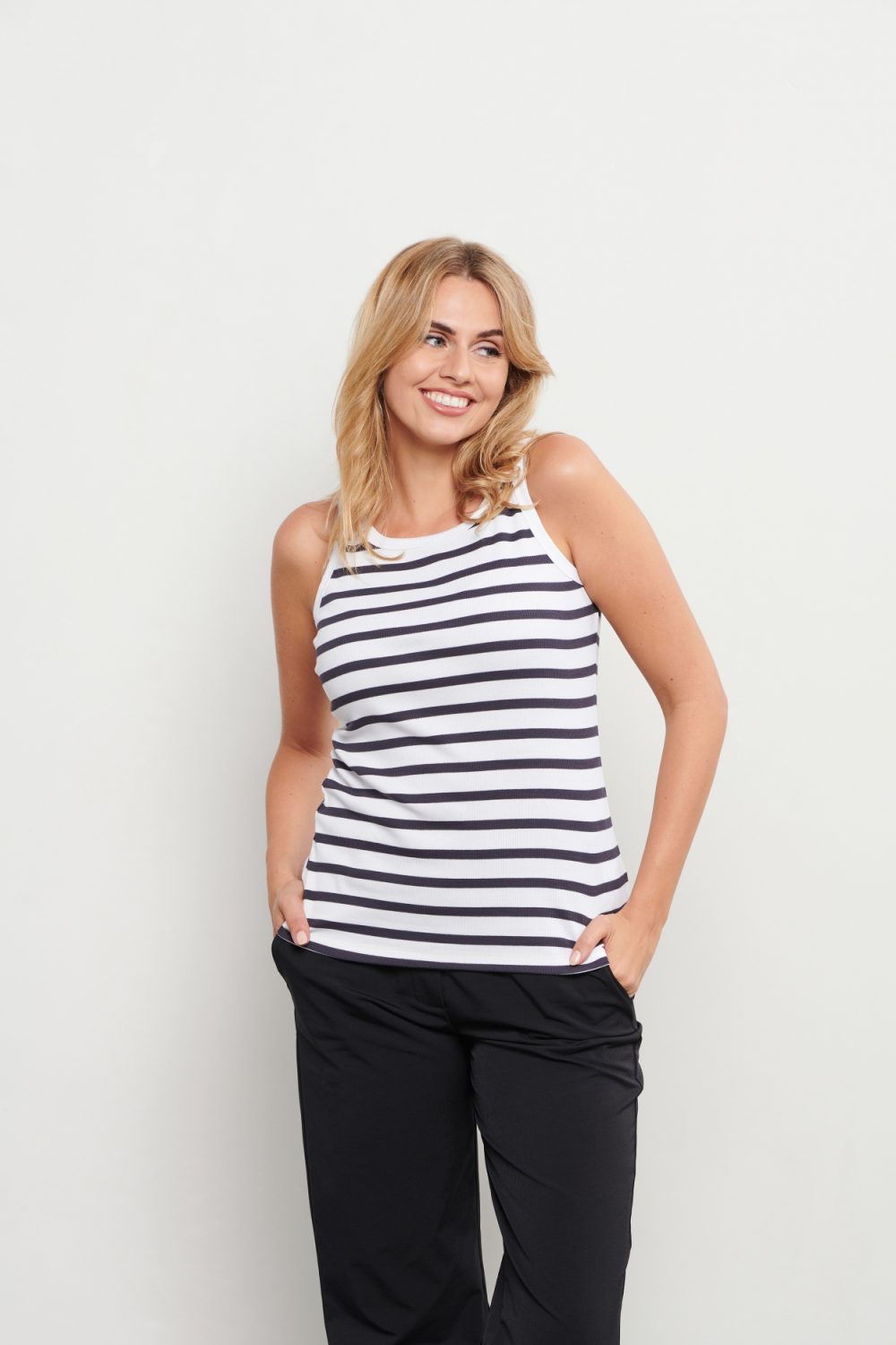 &Co Woman - Selena Stripe - Navy Multi