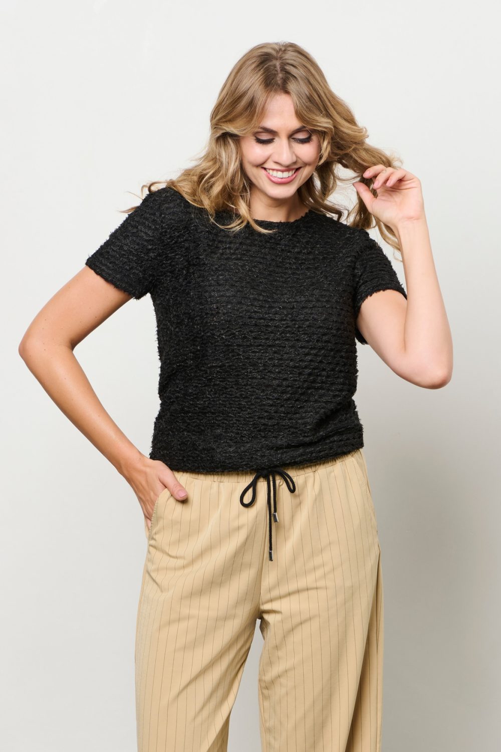 &Co Woman - Tahnee T-shirt - Black