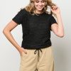 &Co Woman - Tahnee T-shirt - Black