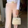 Triple Nine - Broek Straight - Powder pink