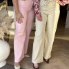 Lady Day - Faith Trousers - Cream & Lady Day - Faith Trousers - Sweet pink