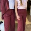 Lady Day - Eleyn Trousers - Burgundy & Lady Day - Steph Trousers - Burgundy