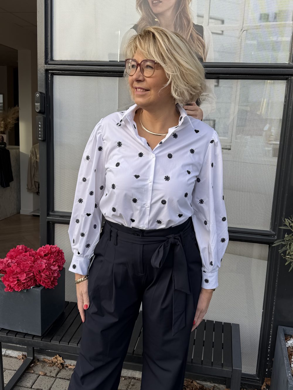 Lady Day - Andrea Blouse - Simple white