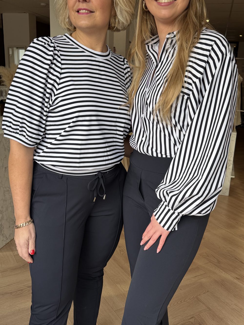 Lady Day - Amie Top - Blue/Simple white