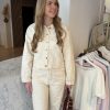 Kimara - Lee Jacket Beige Denim - Beige
