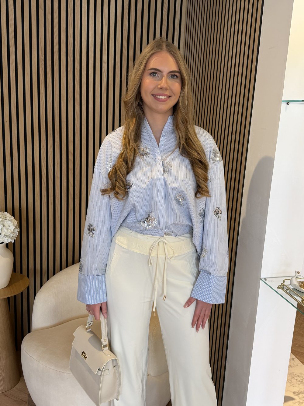 Kimara - Jinthe Blouse - Light Blue