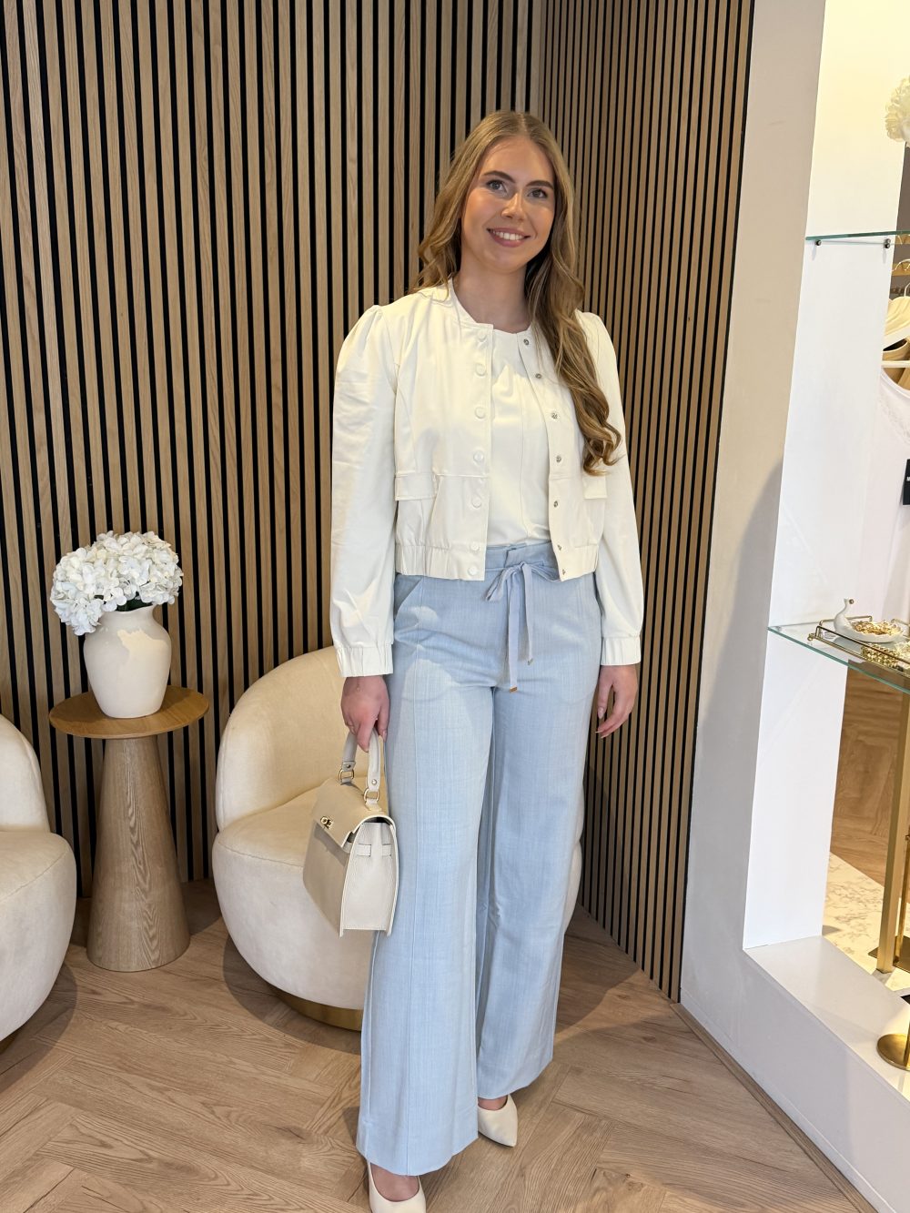 Kimara - Pearl Bomber 2 - Silver White