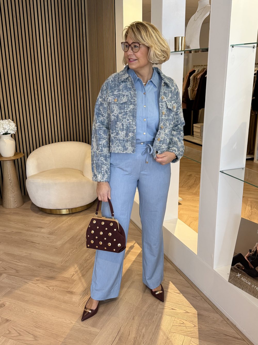 Kimara - Lee jacket Blue Denim - Denim Blue